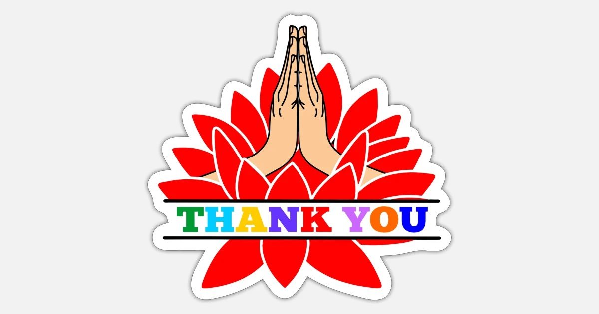 thank-you-namaste-sticker